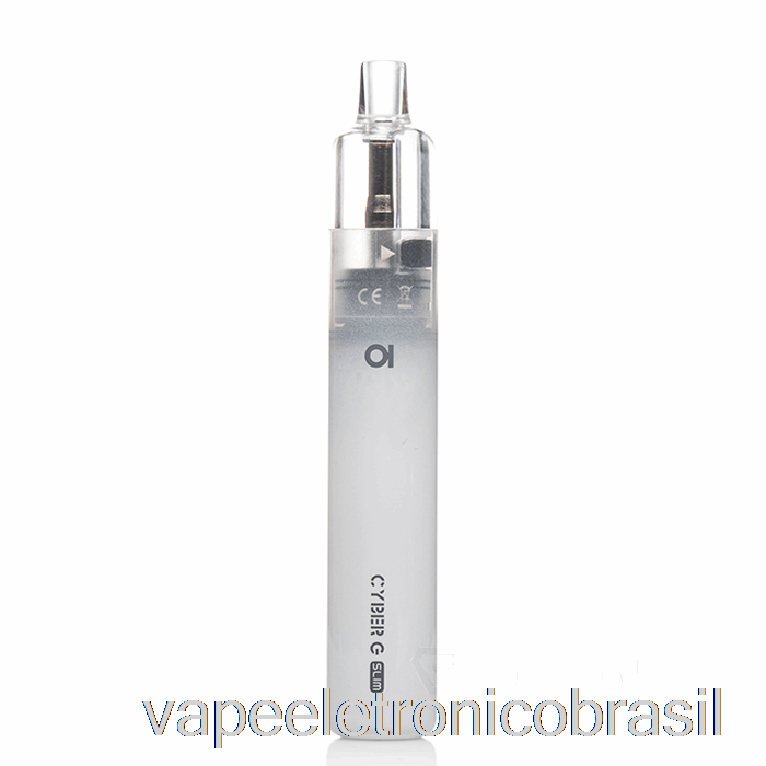 Vape Recarregável Aspire Cyber G Slim Pod System Branco